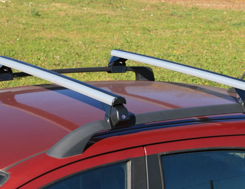 La Prealpina - Complete roof bars LP59 110 cm in aluminum with key - 0