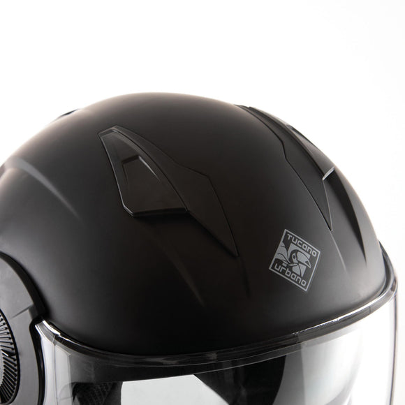 TUCANO - CASCO JET EL'TANGE NERO OPACO