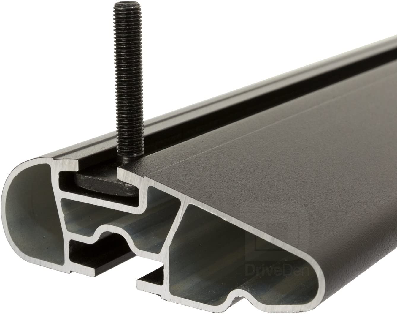 DIMENSIONE barre portapacchi Farad  Aerodynamic Black in alluminio