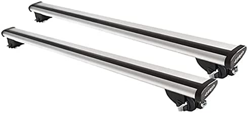 FARAD-Aerodynamische silberne Aluminium-Dachträger + Bm-Kit