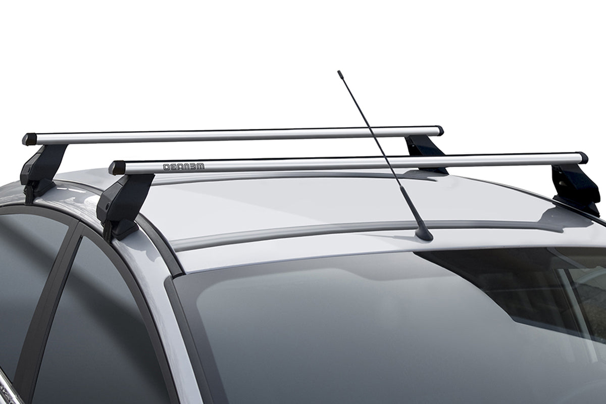 Roof Box VDPMAA320 320 Litres Lockable Black Roof Rack VDP EVO Steel Compatible With Peugeot 5008 (No Rails) 5-Door 2009-2016