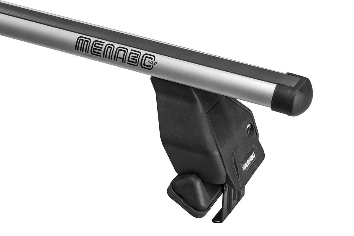 Portapacchi Menabo Tema in alluminio black per Mercedes E (W210) 95>02 (senza corrimano)