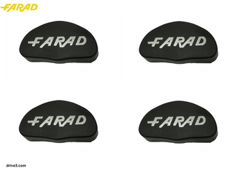 KIT 4 TAPPI PER BARRE FARAD IRON 2 / ALU