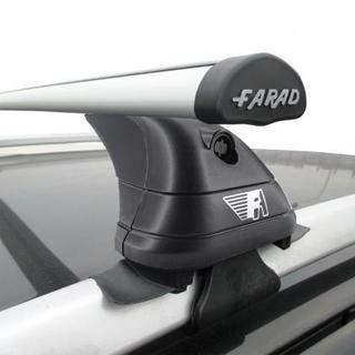 Barre portatutto Farad Aerodynamic Silver per Jaguar F-Pace complete di kit LUX LX1