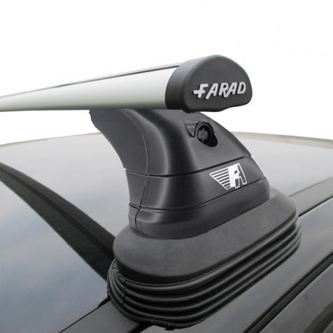 FARAD-ALU roof bars with Kit LUX Hx-for Cars with Handrail