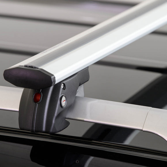 Menabo-Barre Portatutto da tetto Jackson Silver per