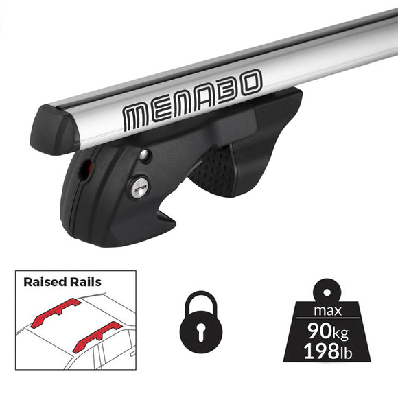 Menabo-Barre Portatutto da tetto Sherman XL per