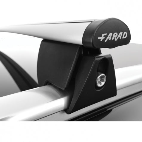 FARAD-Barre portatutto ALU in alluminio con kit Hilo per kia Carens 5 porte anno 2013-2019 (con corrimano basso)