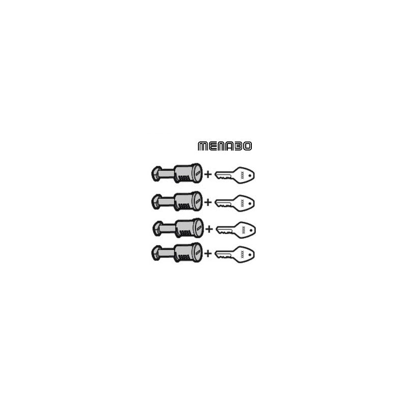 Key Lock Kit for Menabo Roof Bars Model TIGER