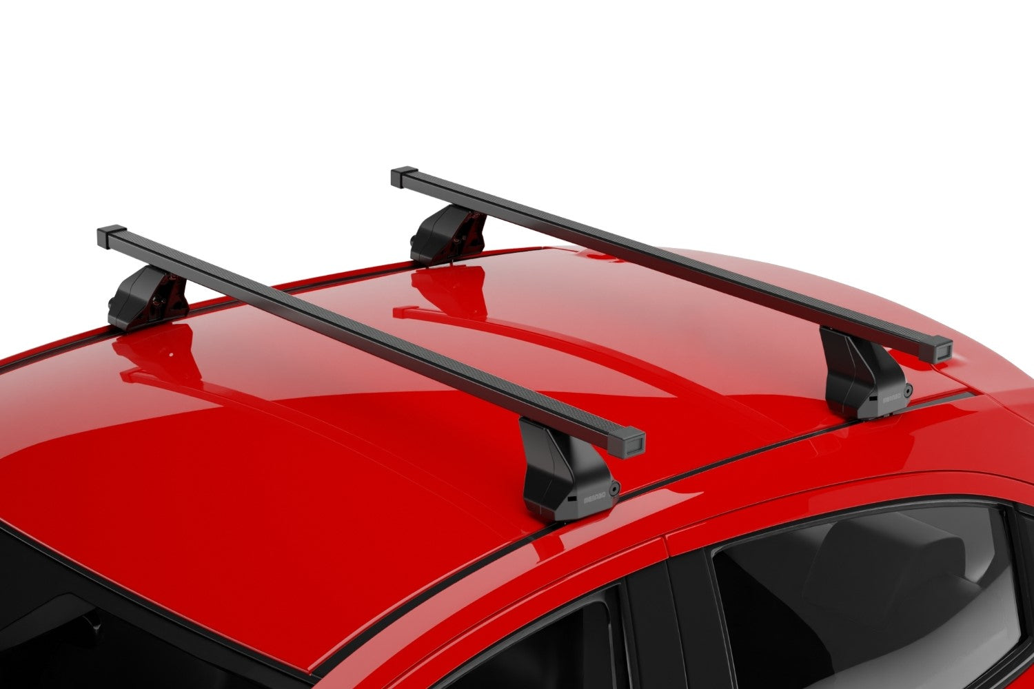 barre da tetto in acciaio zincato colore nero per auto senza corrimano