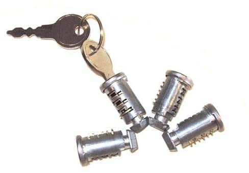 Kit of 4 key locks for Menabo roof bars, TEMA model